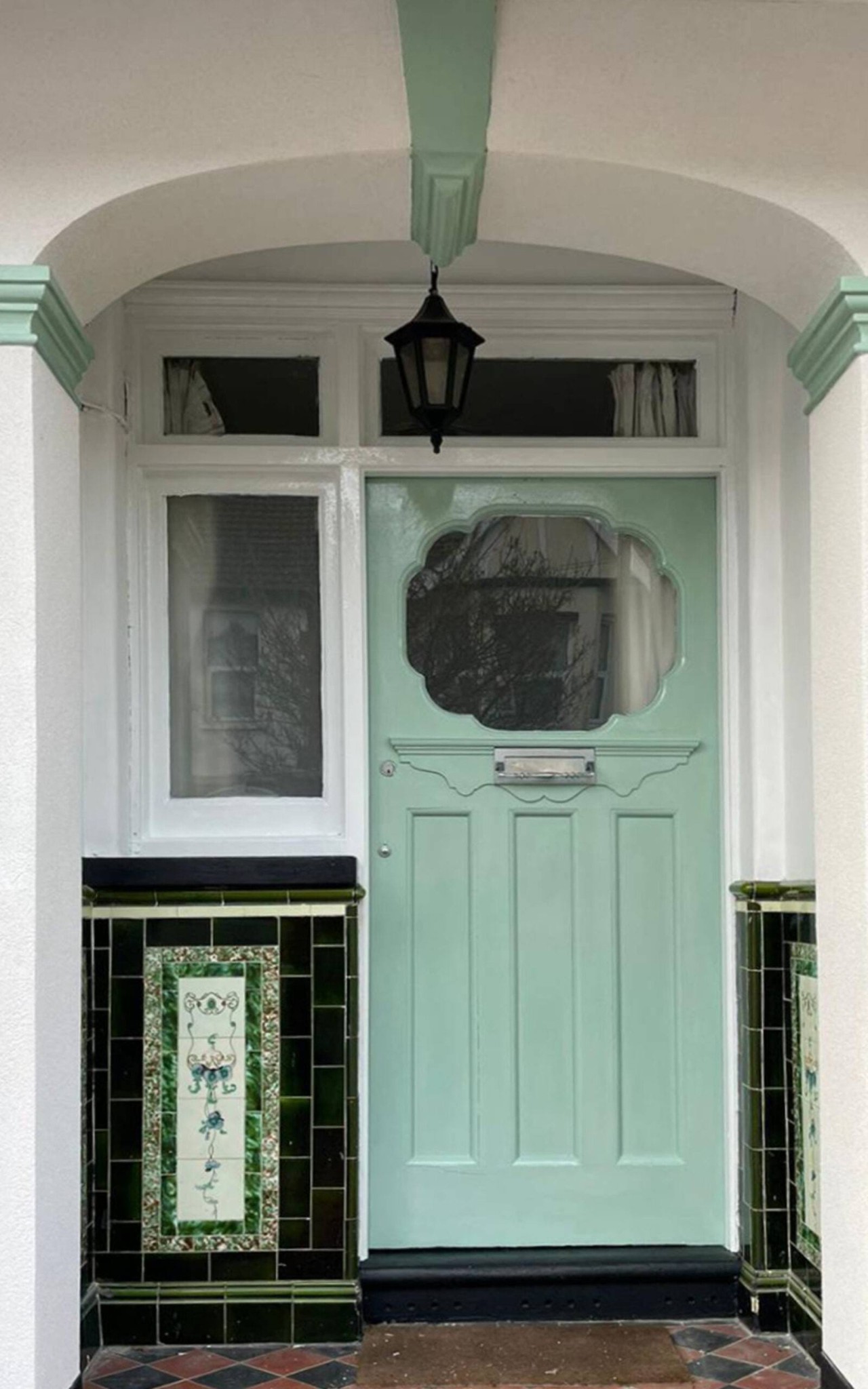 Front entrance renovation — before