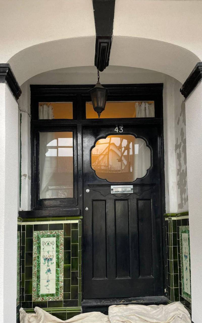 Front entrance renovation — after