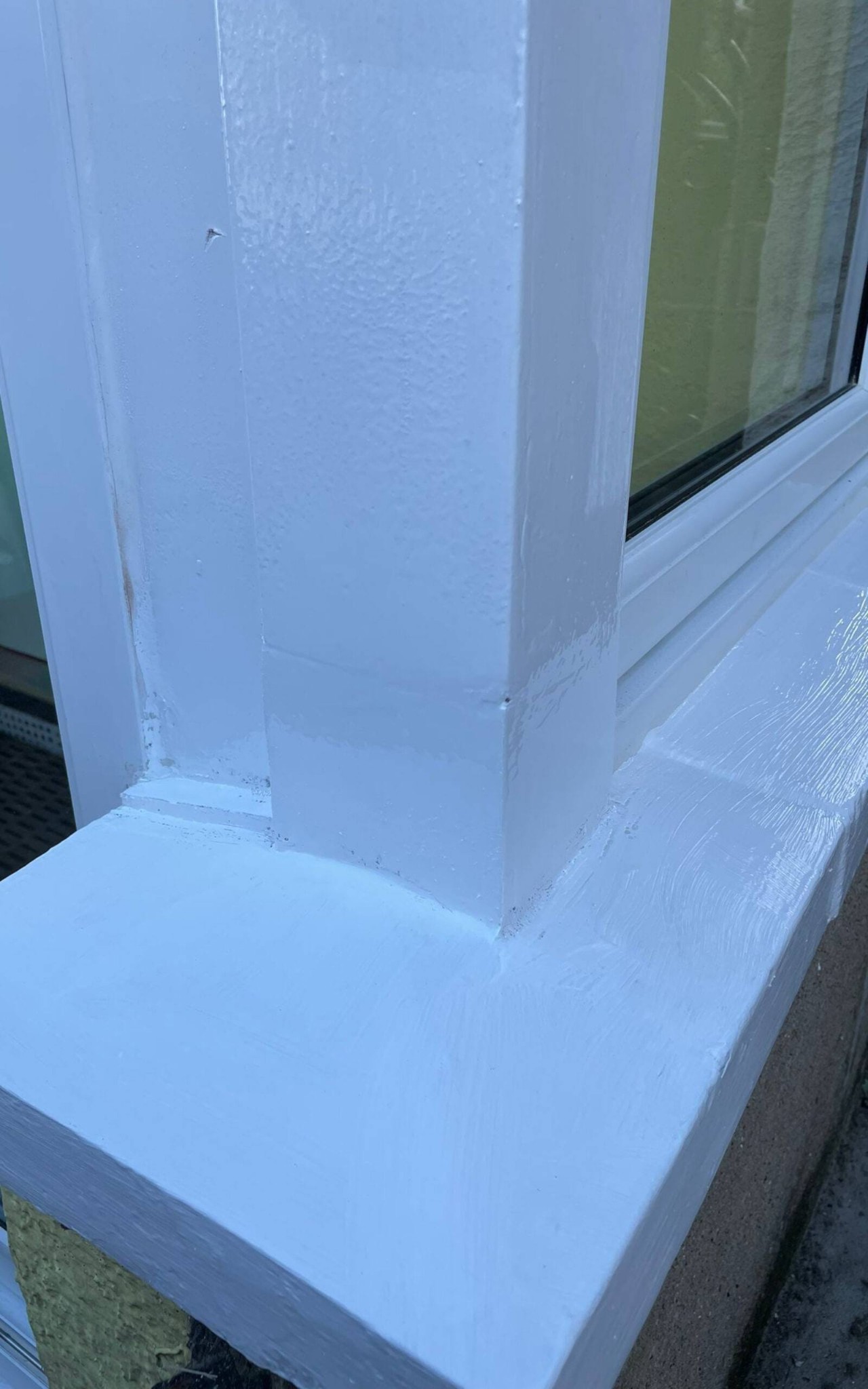 Window frame renovation — before